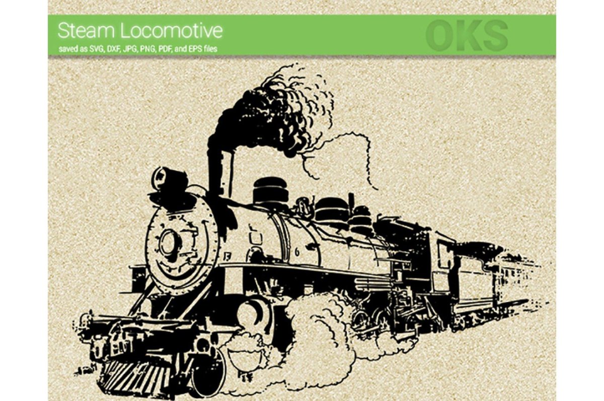 Паровоз вектор