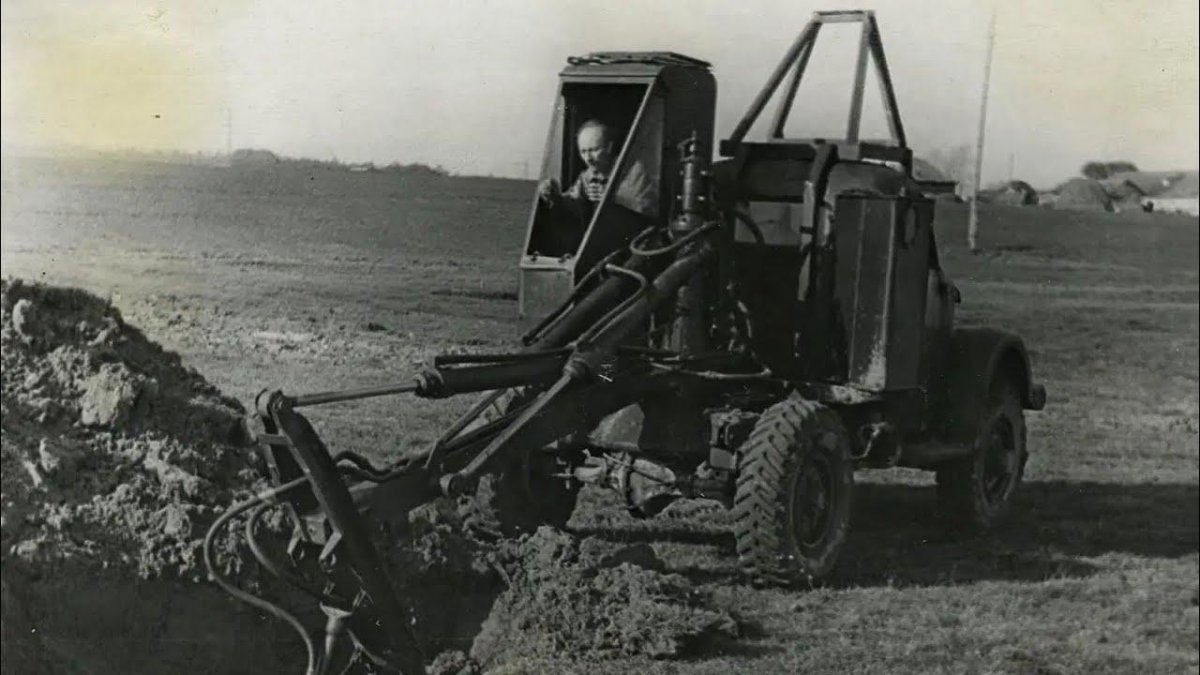 ГАЗ 63 экскаватор