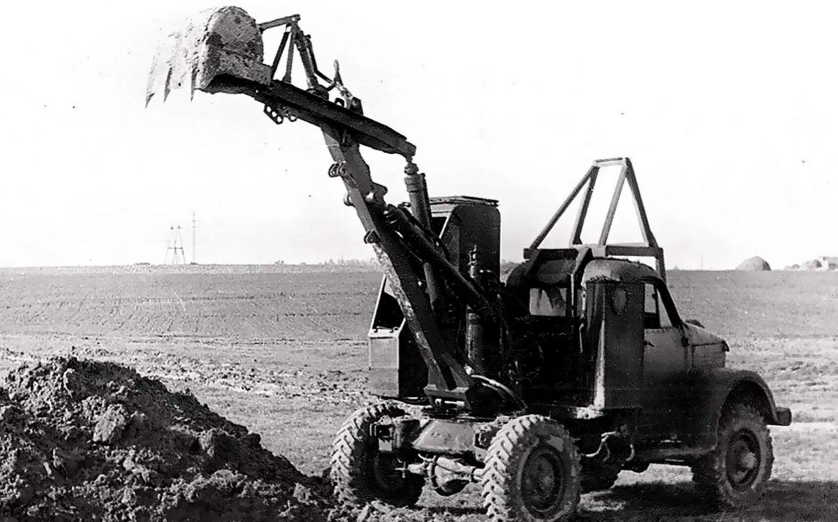 Экскаватор э-151 на базе ГАЗ-63