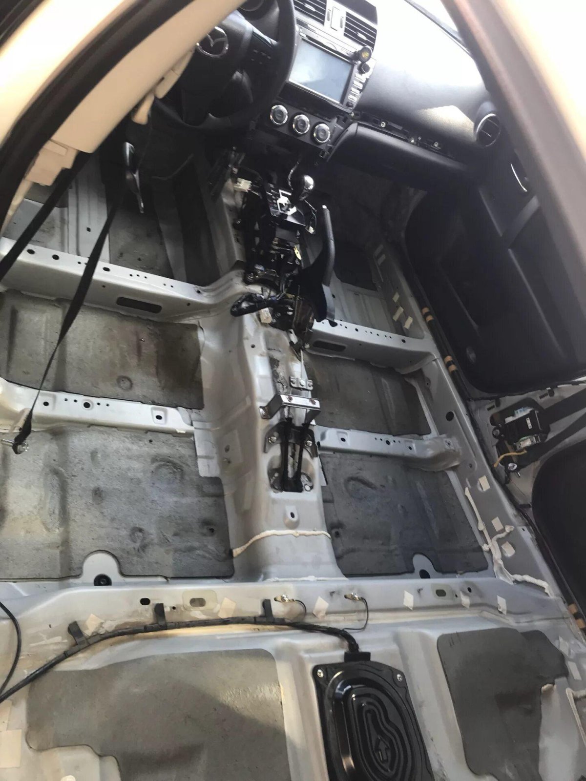 Мазда 3 хэтчбек 2008 шумоизоляция днища