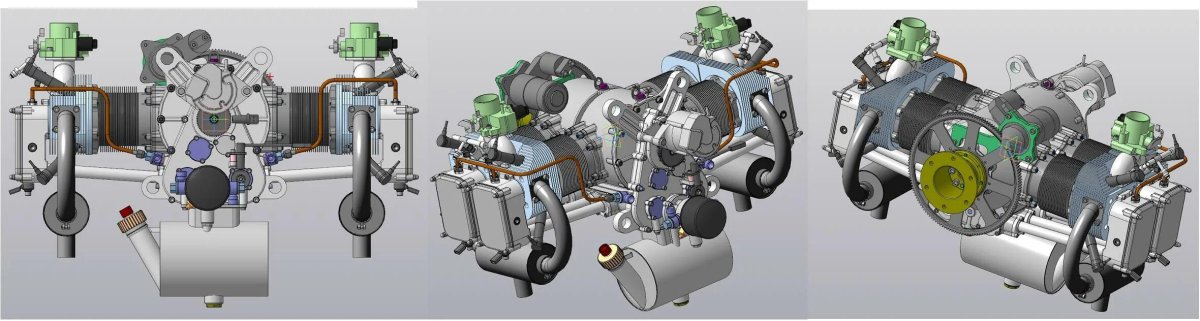 Двигатель Икаруса оппозитный
