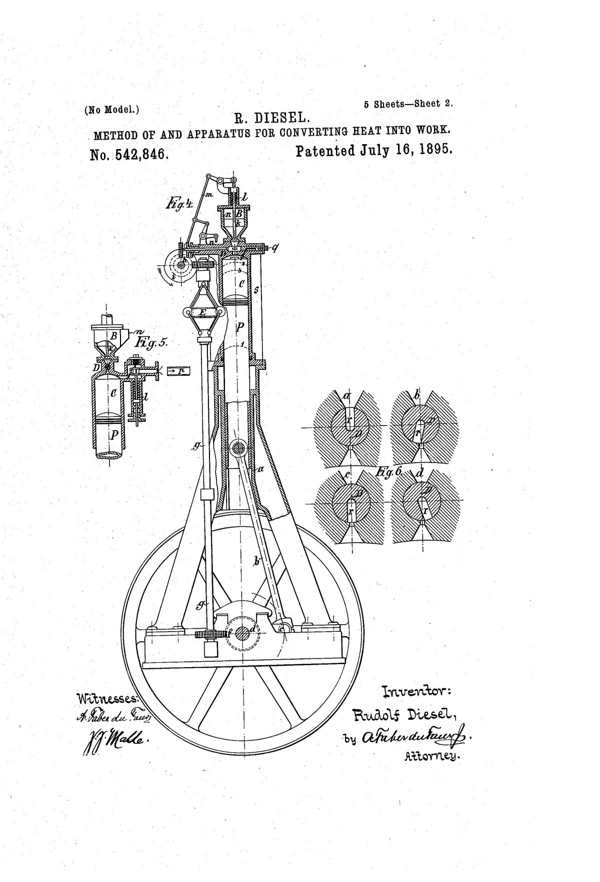 Первый двигатель внутреннего сгорания Рудольф дизель