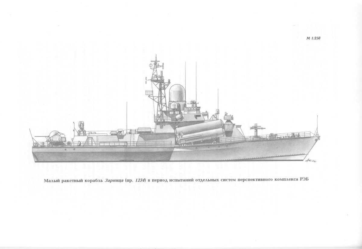 МРК Овод проект 1234 чертежи
