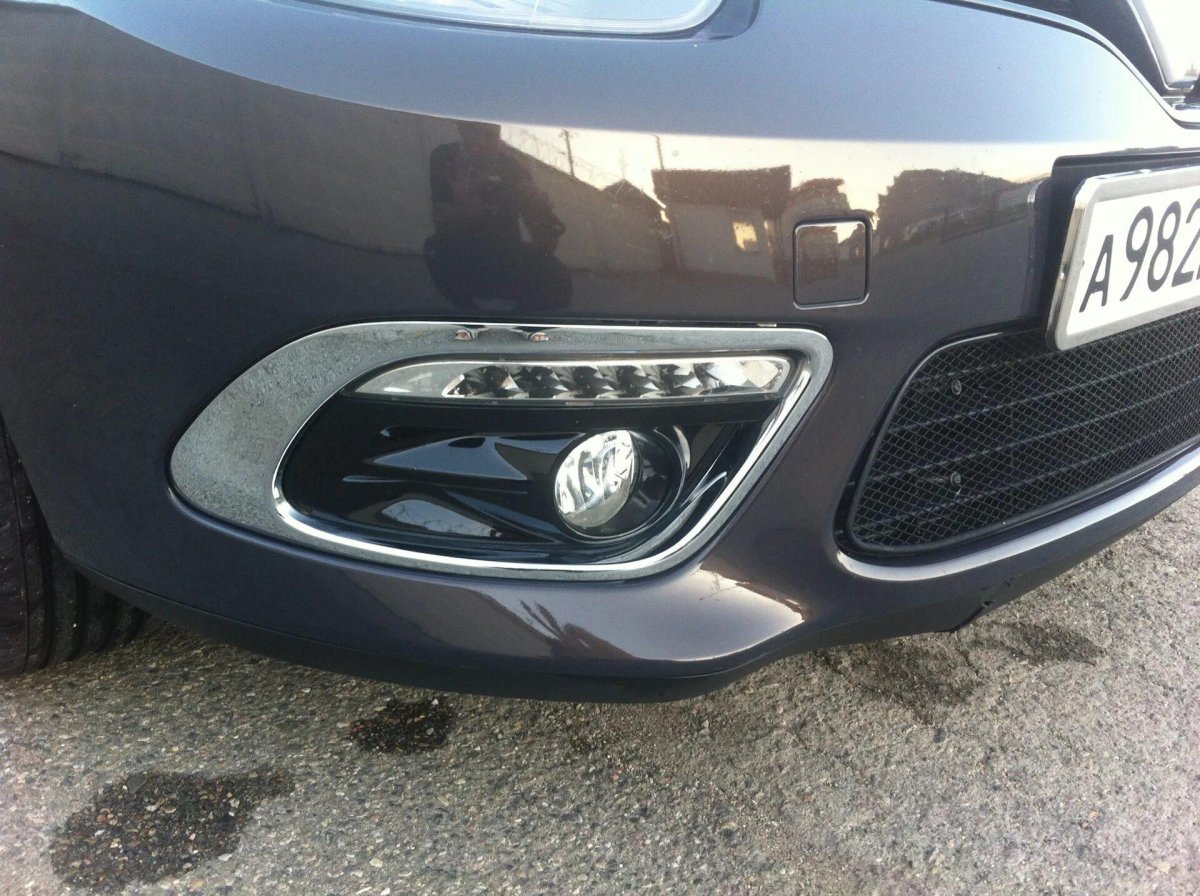 Накладка ПТФ Рено Флюенс 2014