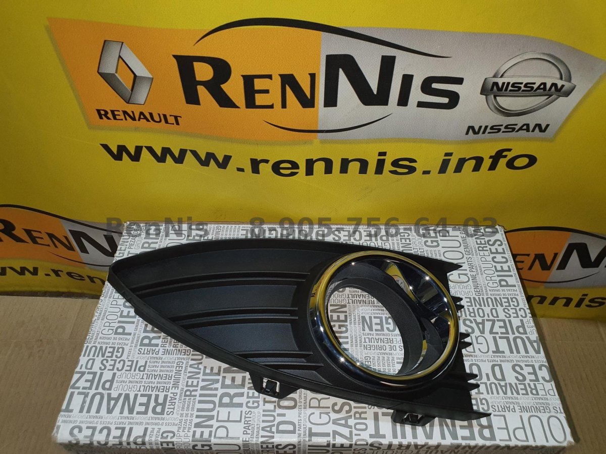 Накладка ПТФ Renault Fluence 12-17