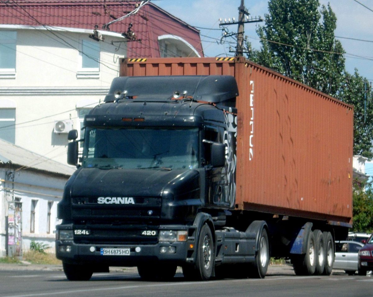 Скания т124 тягач