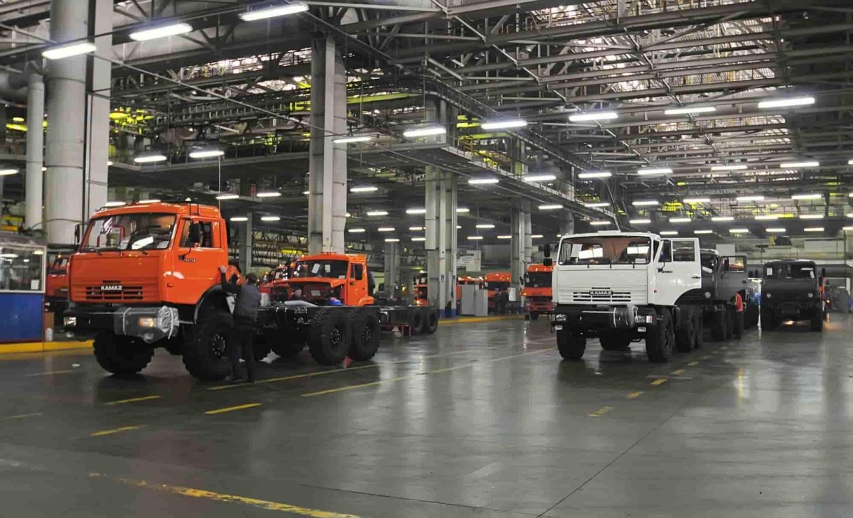 Завод КАМАЗ В Татарстане