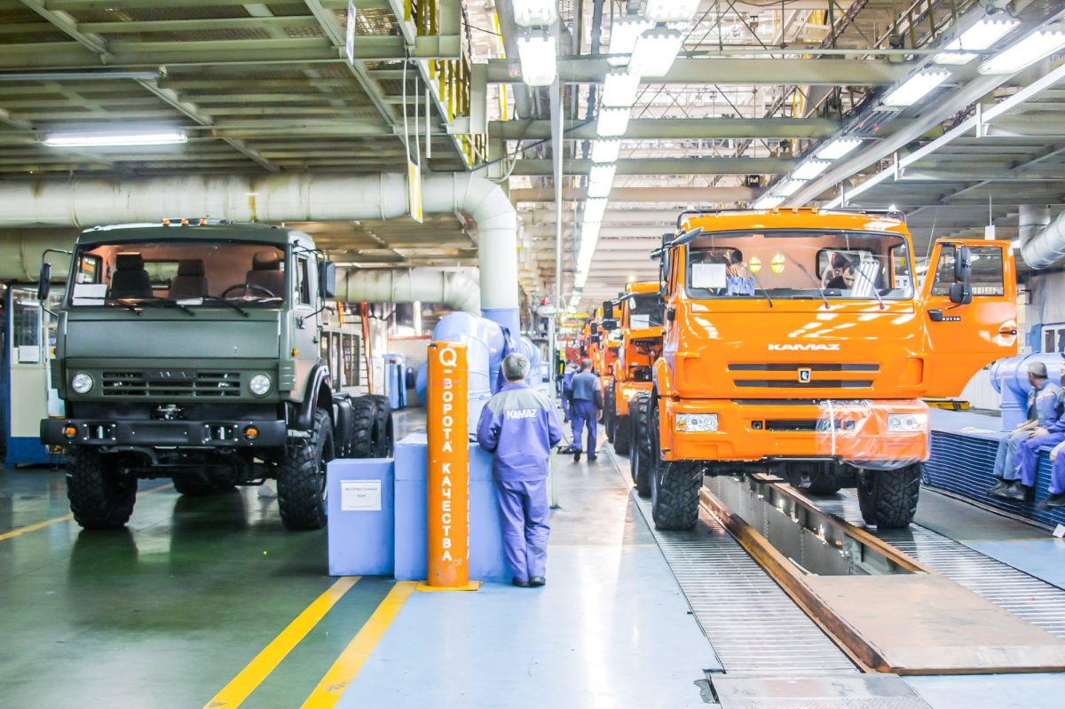 Завод КАМАЗ В Набережных Челнах