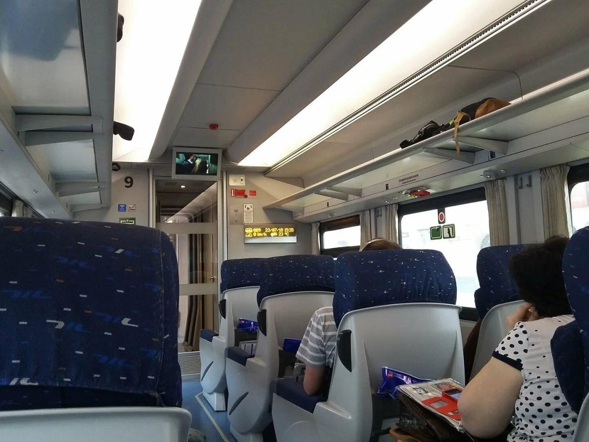 Поезд Стриж интерьер