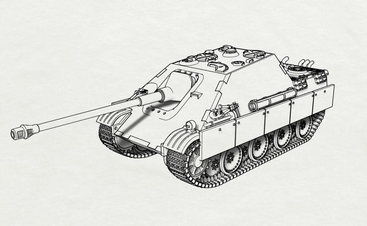 Танк Jagdpanther e100