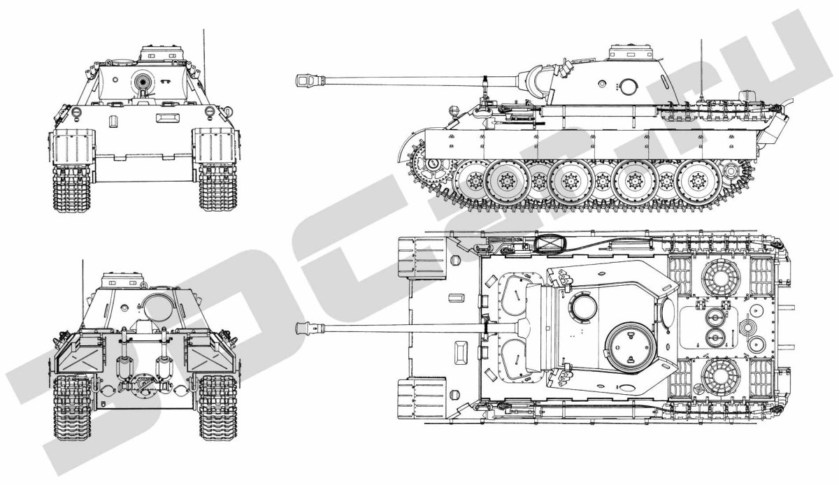 PZ 5 Panther габариты