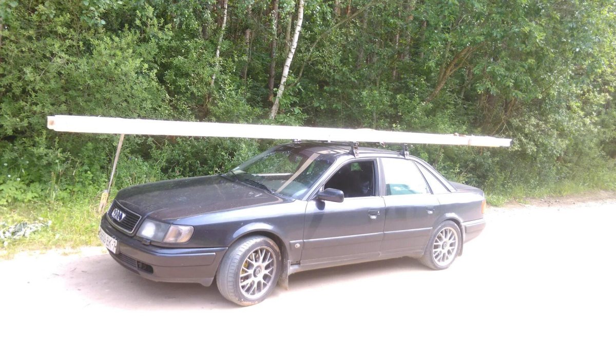 Багажник на крышу Audi 100 c3
