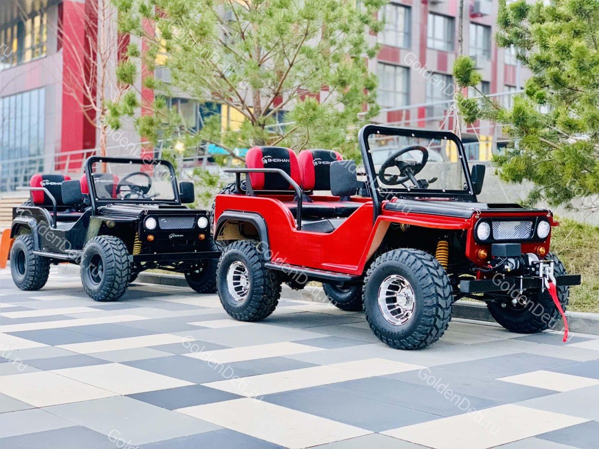 Детский бензиновый джип Sherhan Jeep