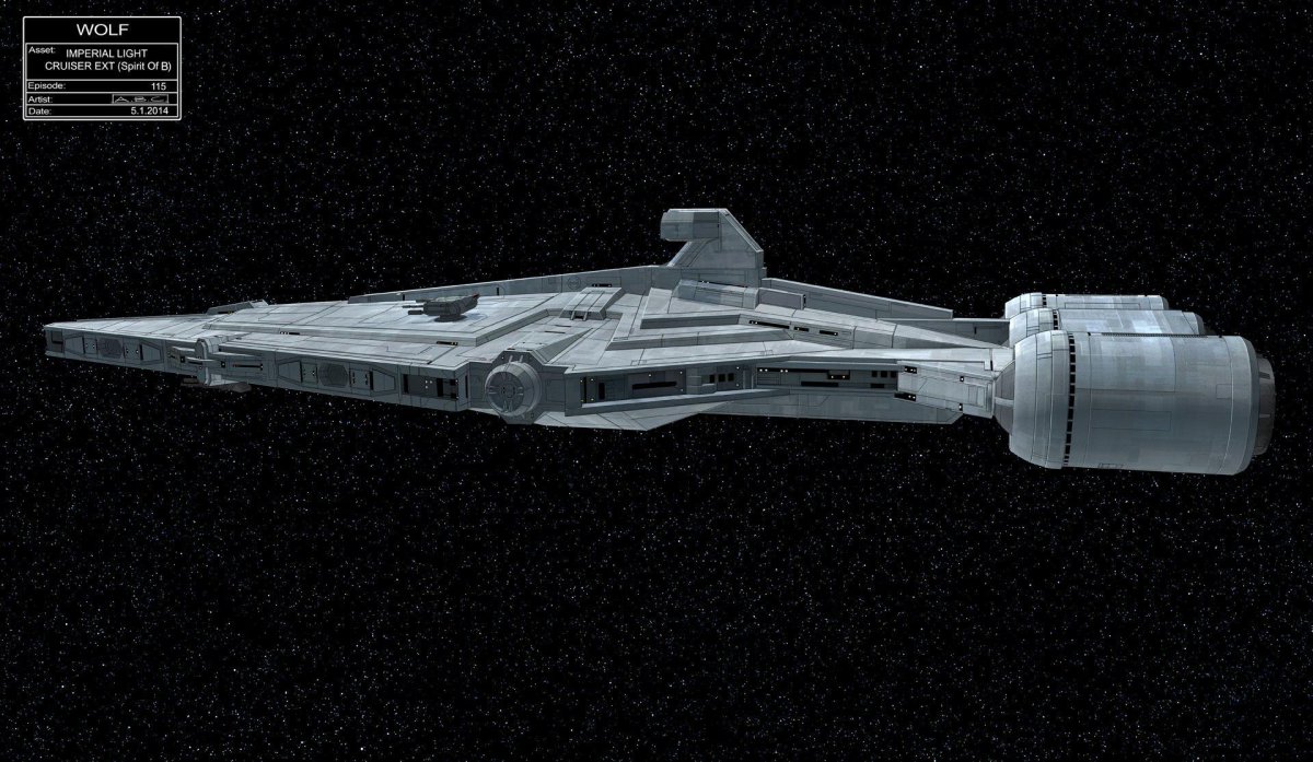 Star Wars Rebels Imperial Light Cruiser
