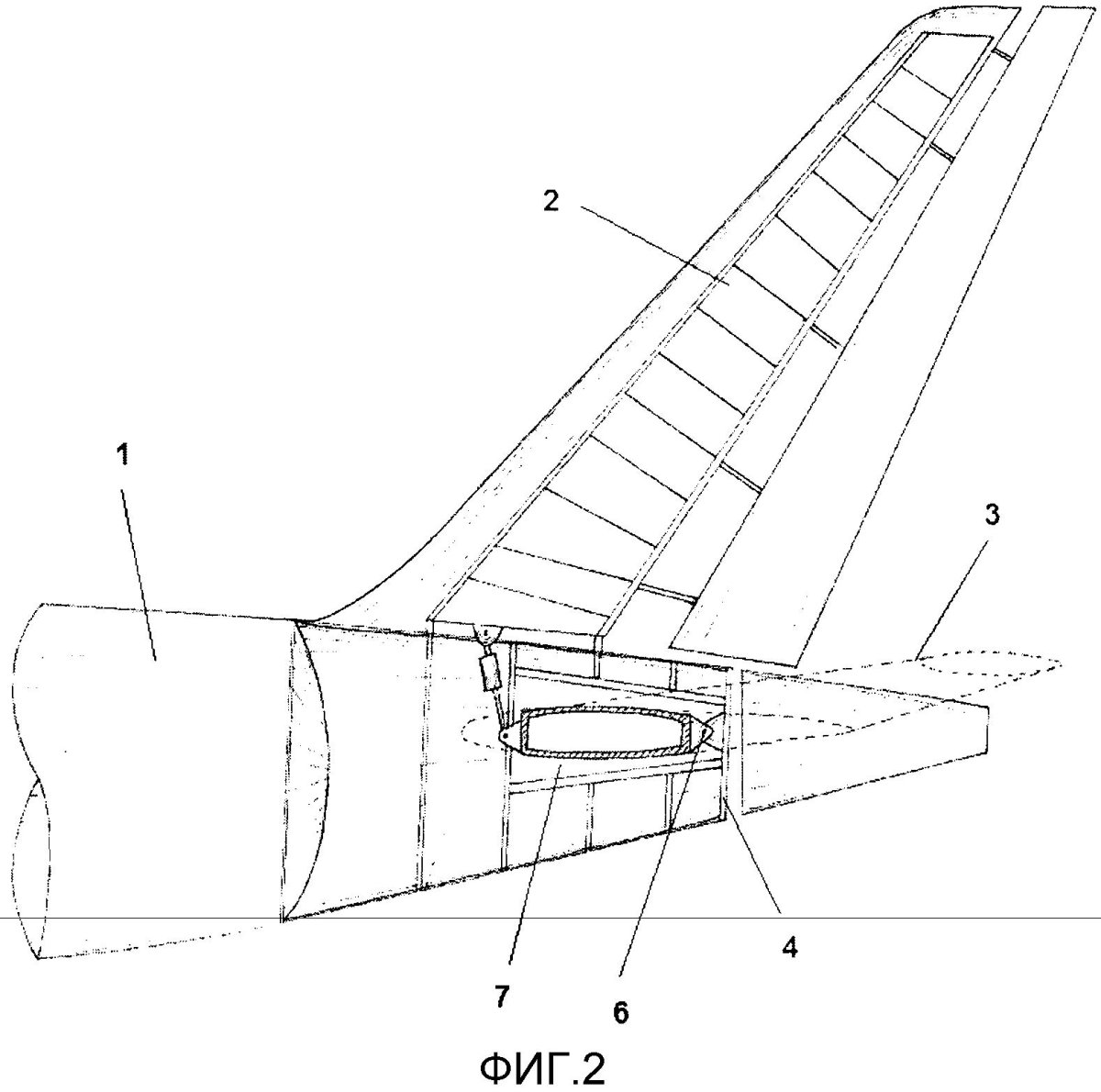 Стабилизатор горизонтального оперения