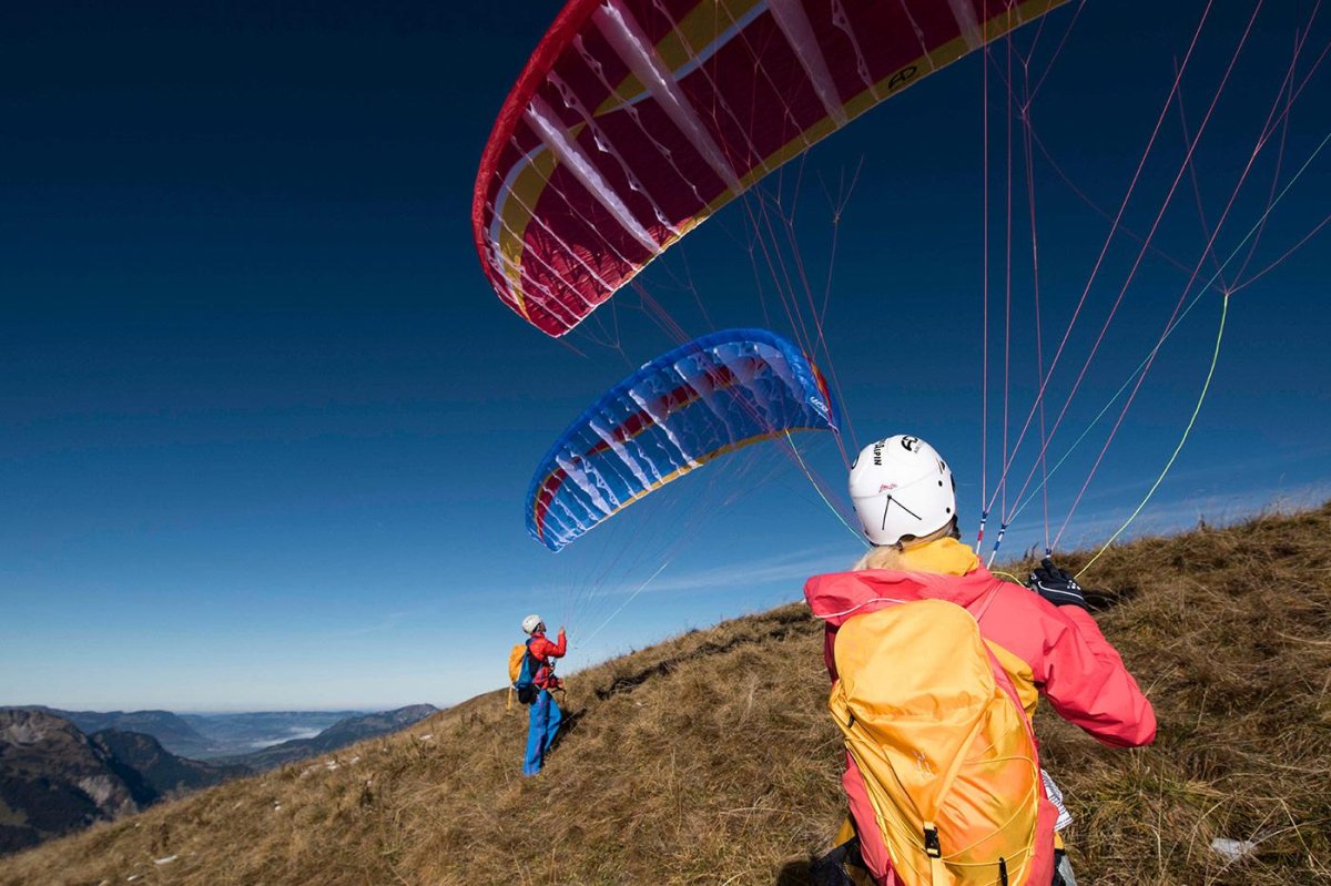 Однослойный параплан