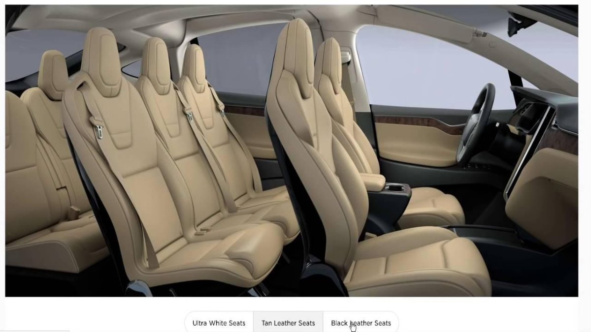 Tesla model x салон