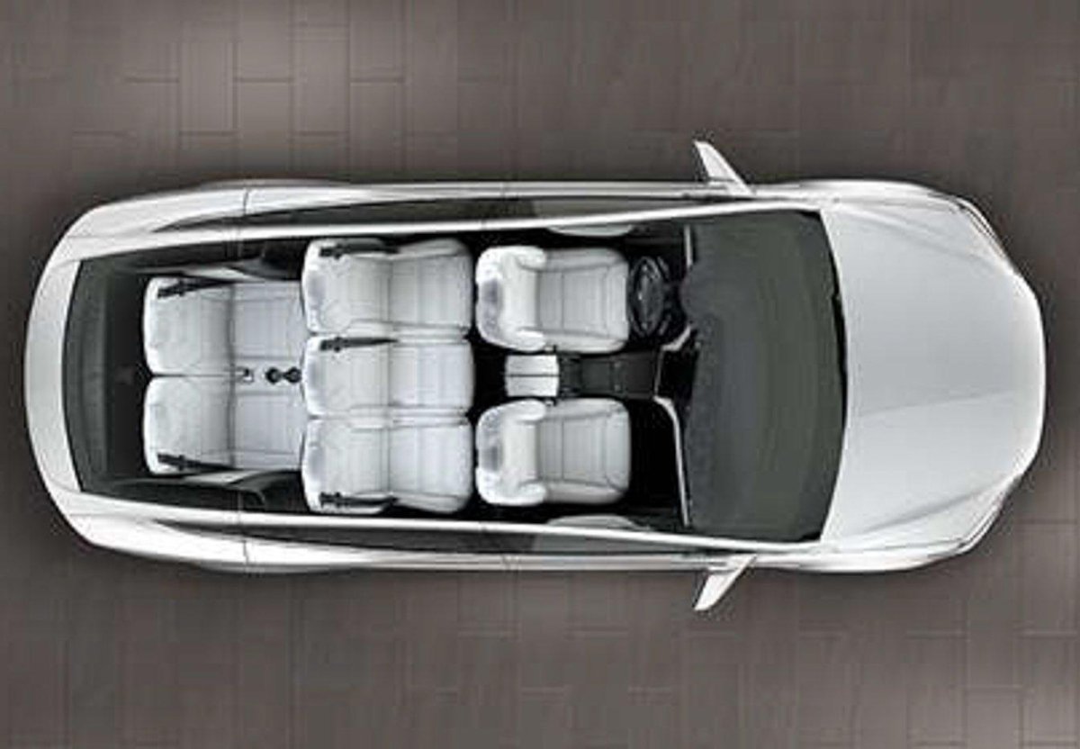 Tesla model x 7 мест