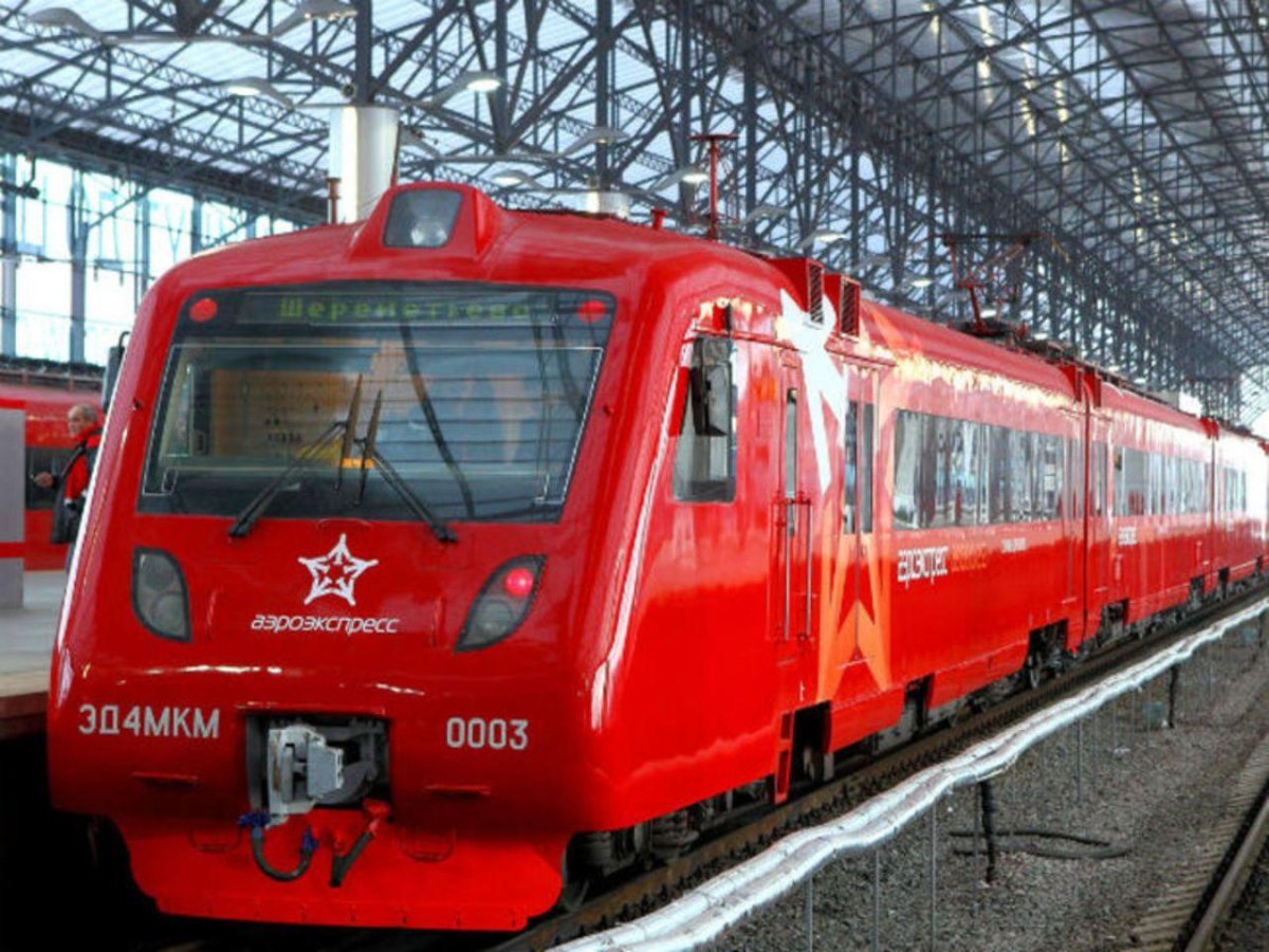 Поезд Аэроэкспресс в Домодедово