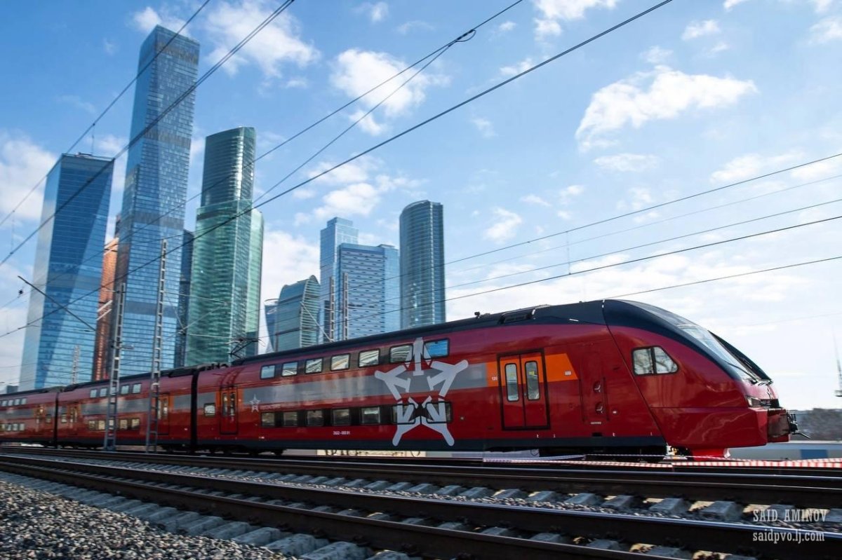 Поезд Иволга Москва Сити