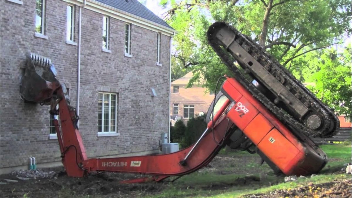 Необычные экскаваторы