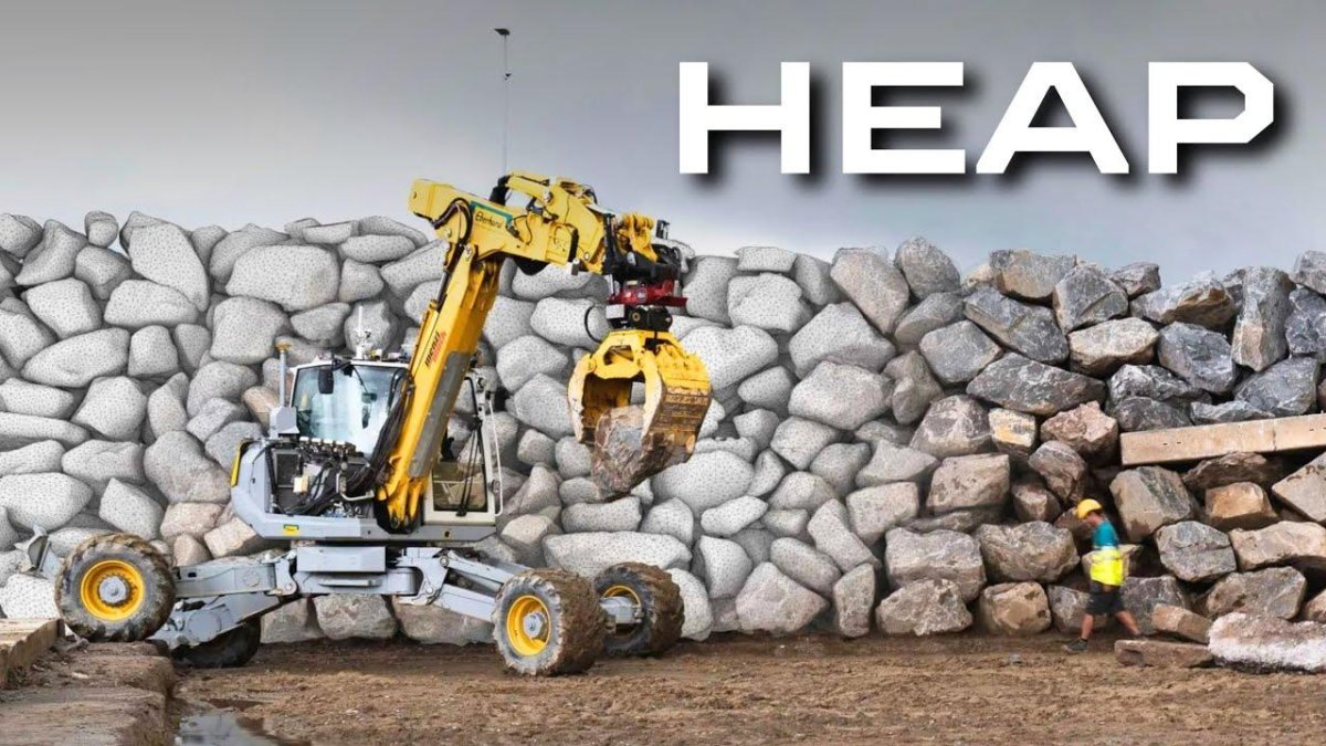 Шагающий экскаватор Menzi Muck m545