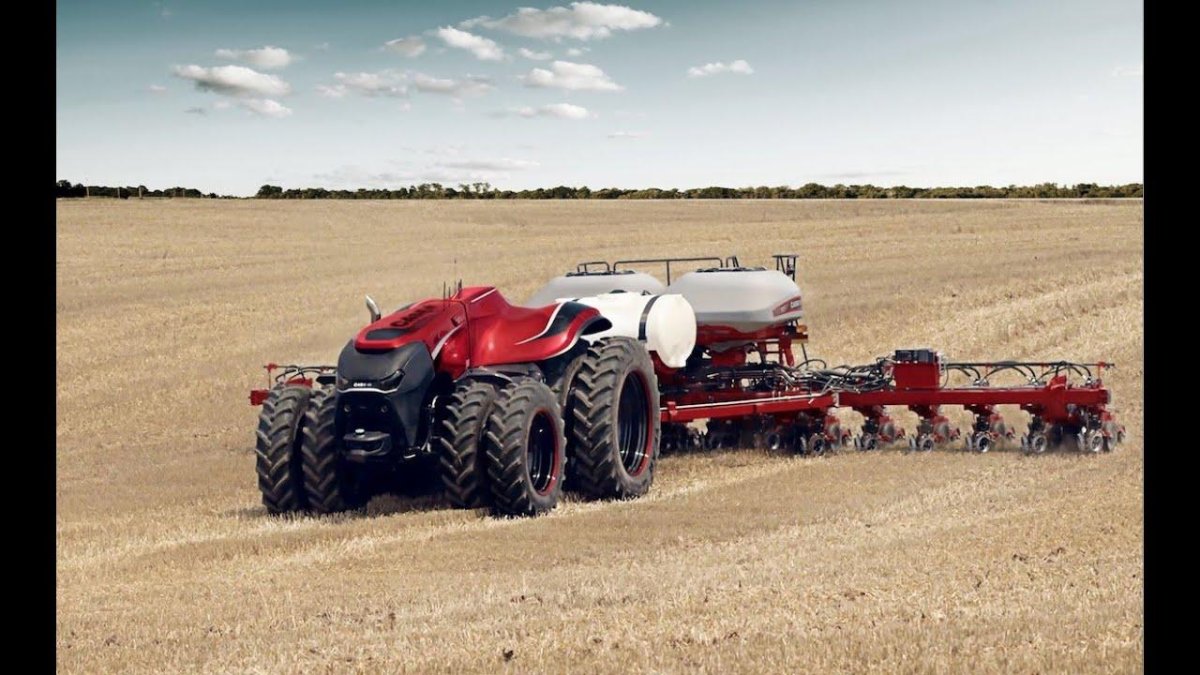 Автономный трактор Case IH