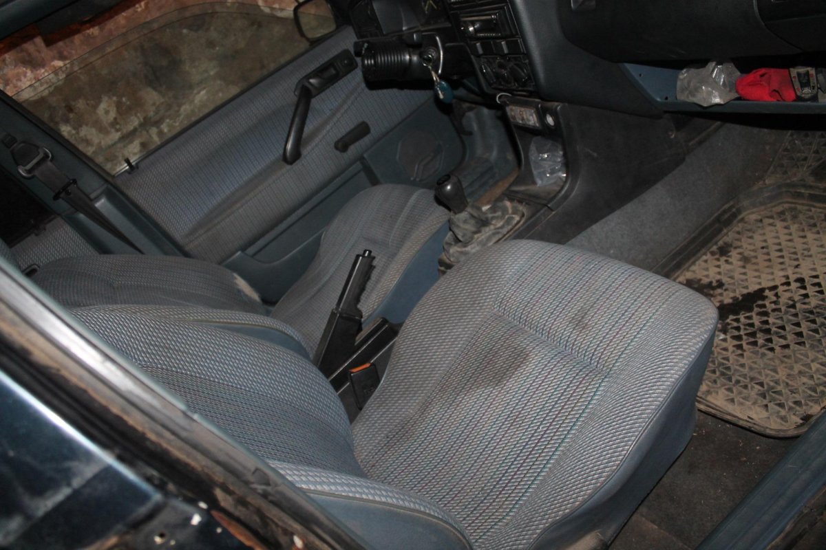 Синий салон Пассат б3