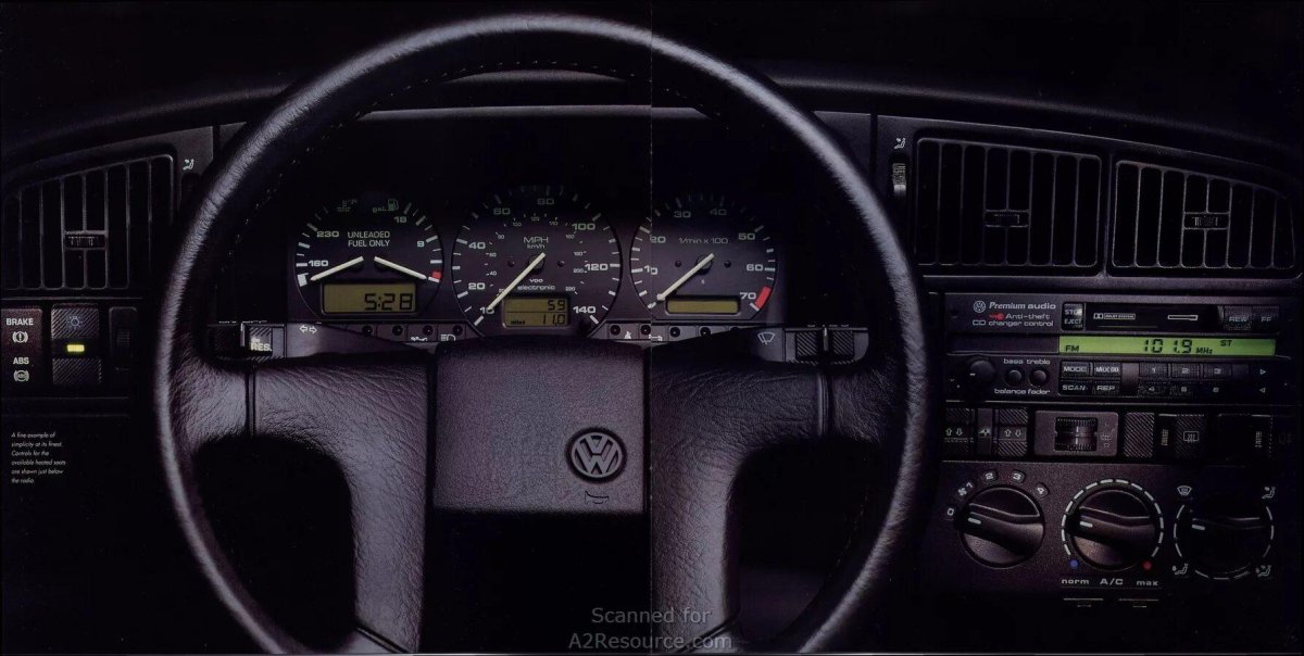 VW Passat b3 Interior