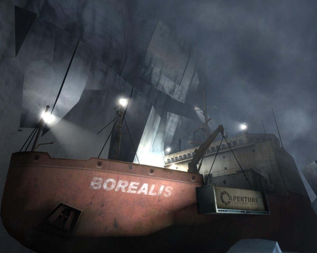 Корабль Борей half-Life 2