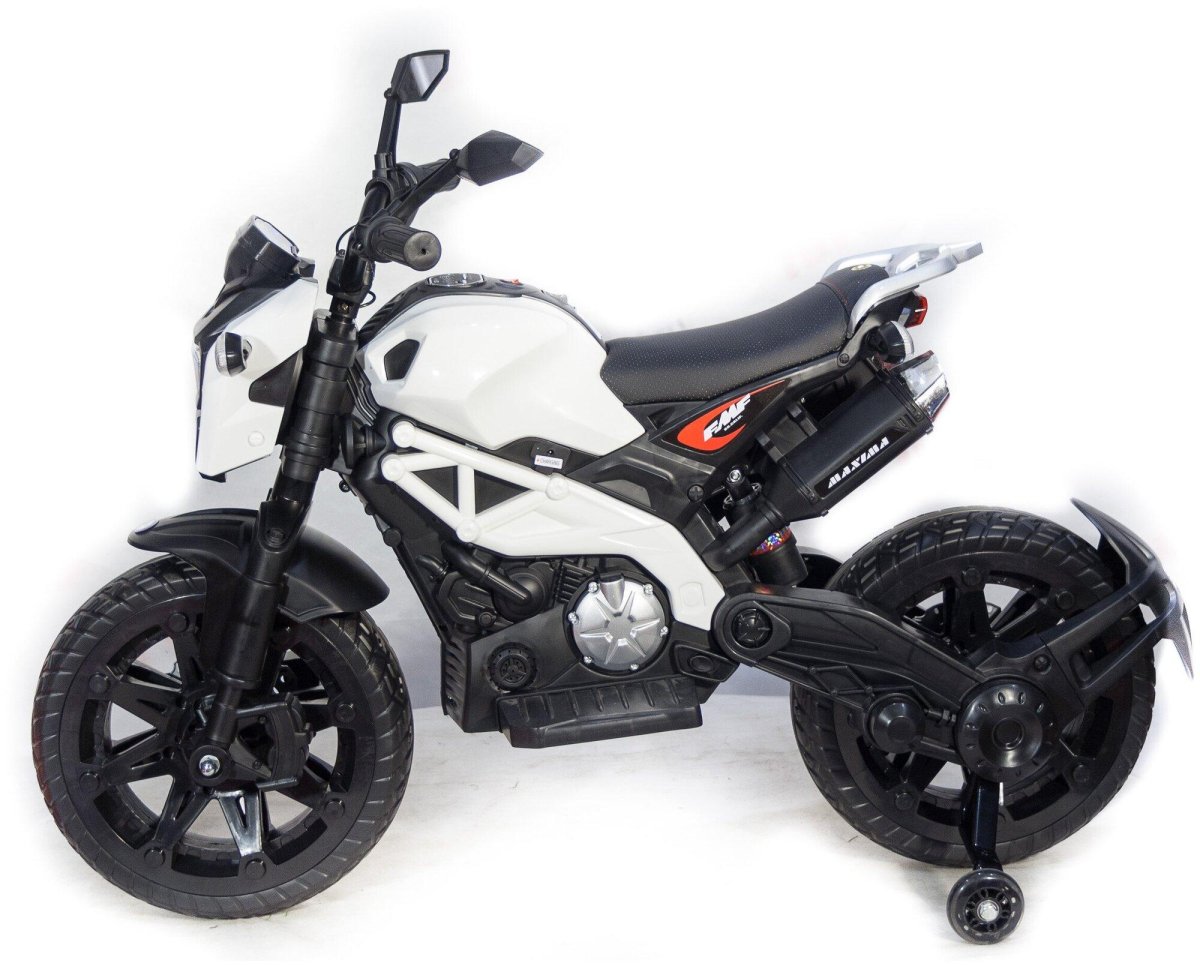 Мотоцикл dls01 (12v) белый