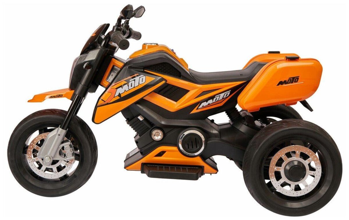 Оранжевый мотоцикл