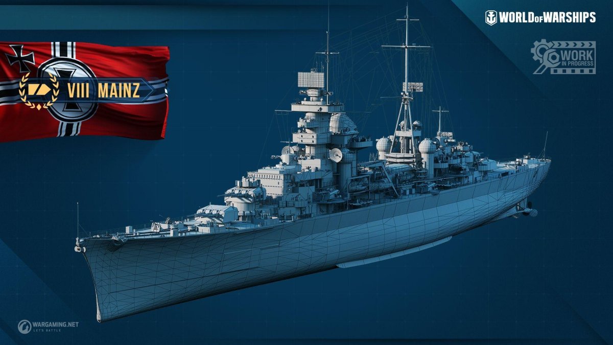 Крейсер Mainz в World of Warships