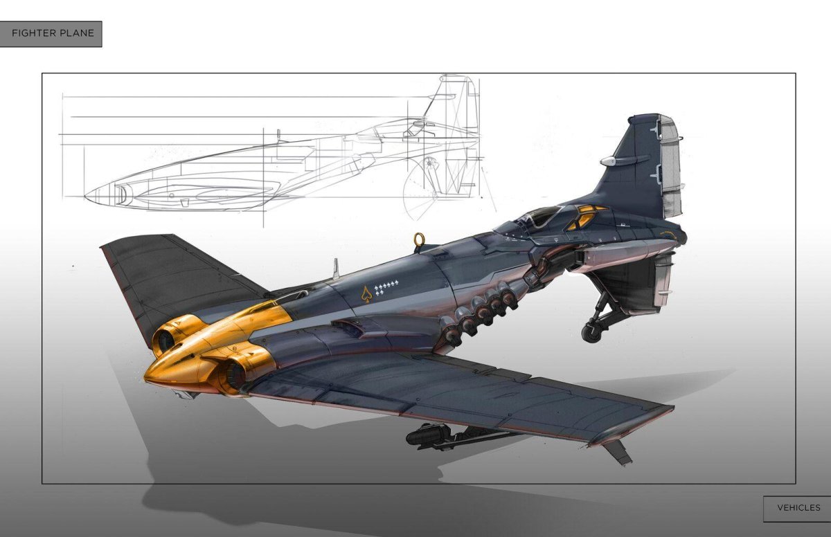 Дизельпанк самолеты