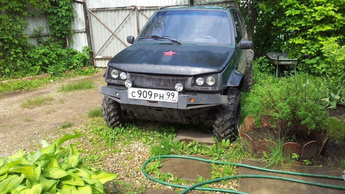 Ока ВАЗ-1111 на гусеницах