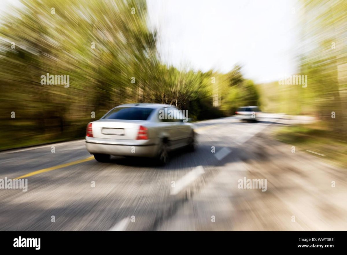 Машина ускоряется