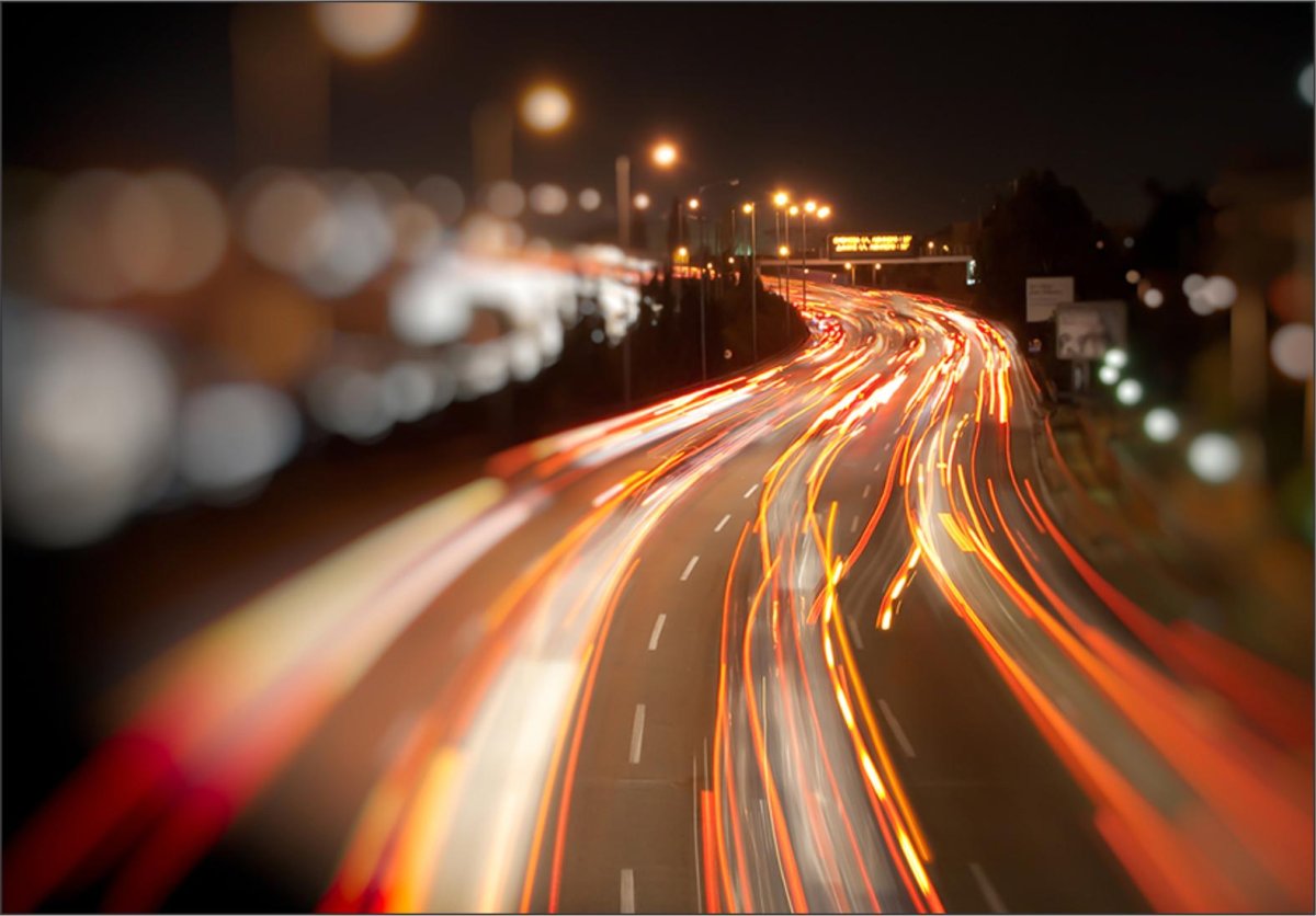 Машина на длинной выдержке