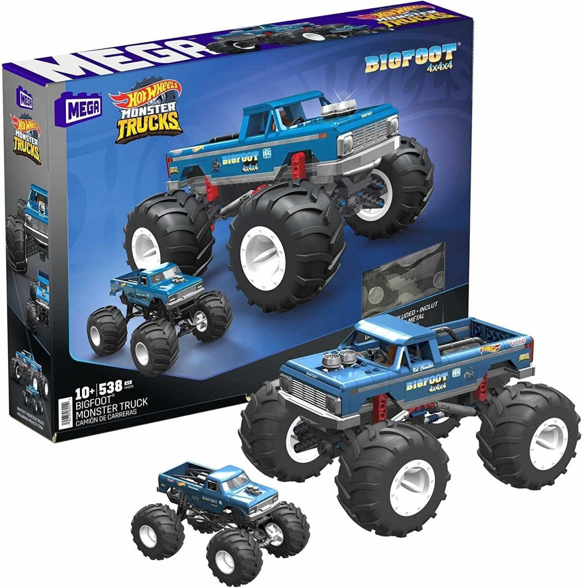 Hot Wheels big foot фиолетовая