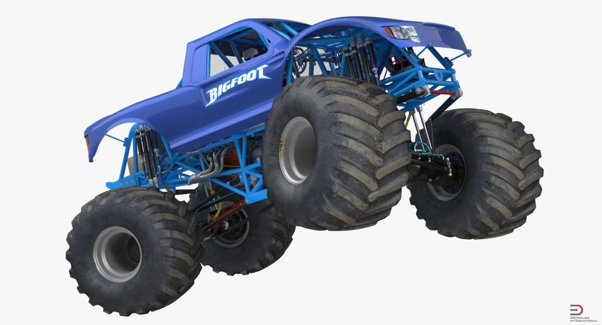 Монстр трак 3д