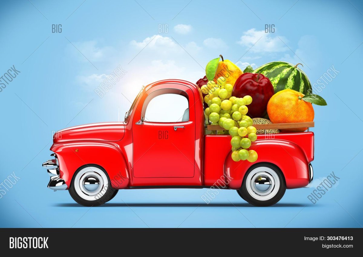 Грузовик с овощами