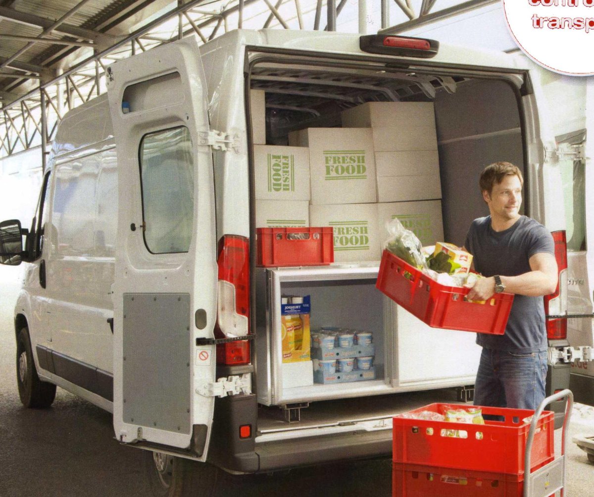 Машины для перевозки продуктов