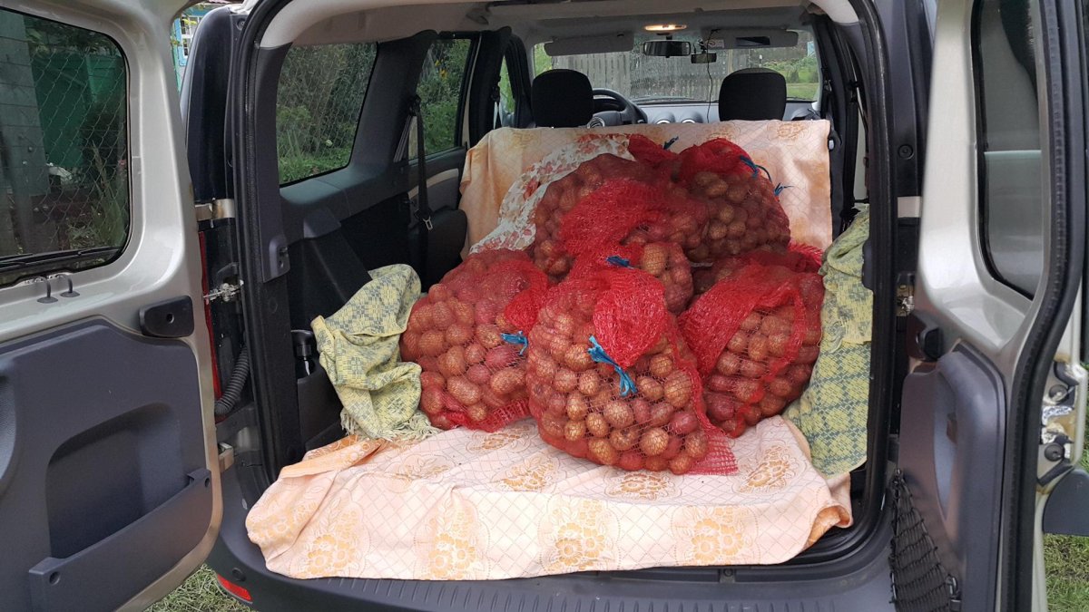 Лада Ларгус груженый