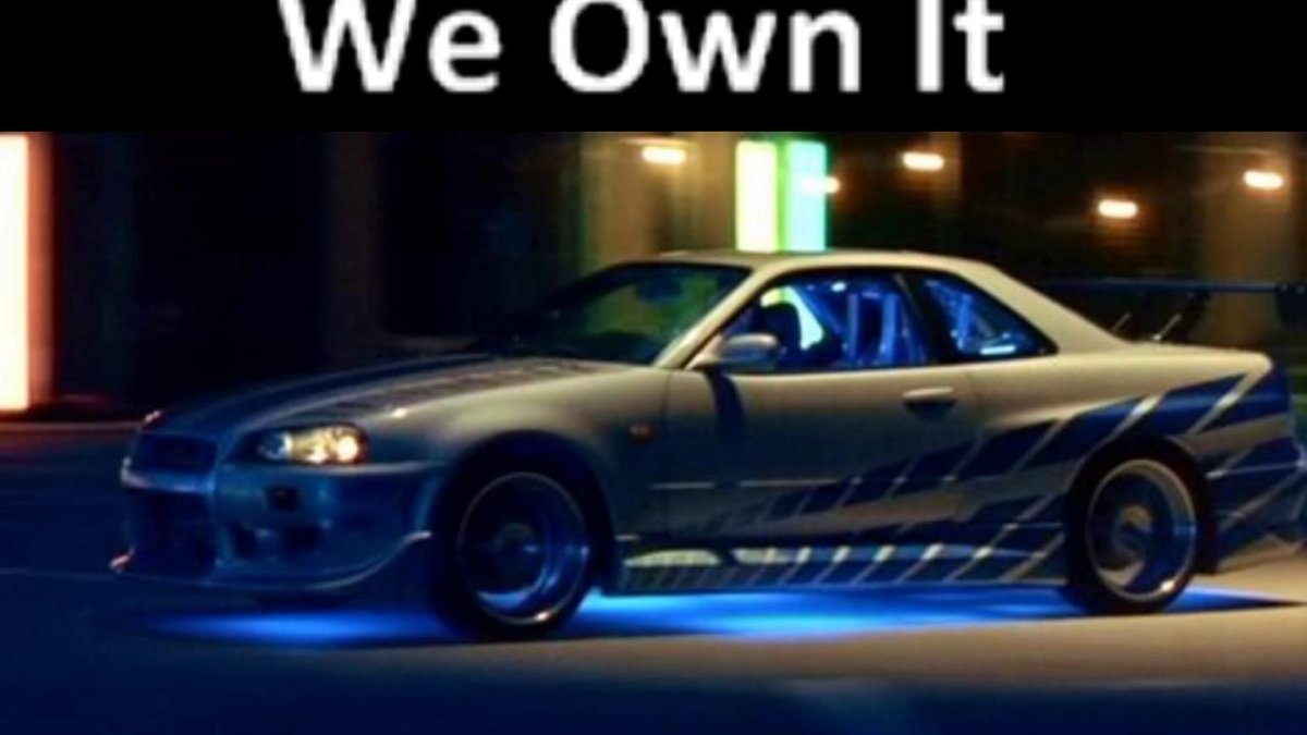 Nissan Skyline GTR r34 Форсаж