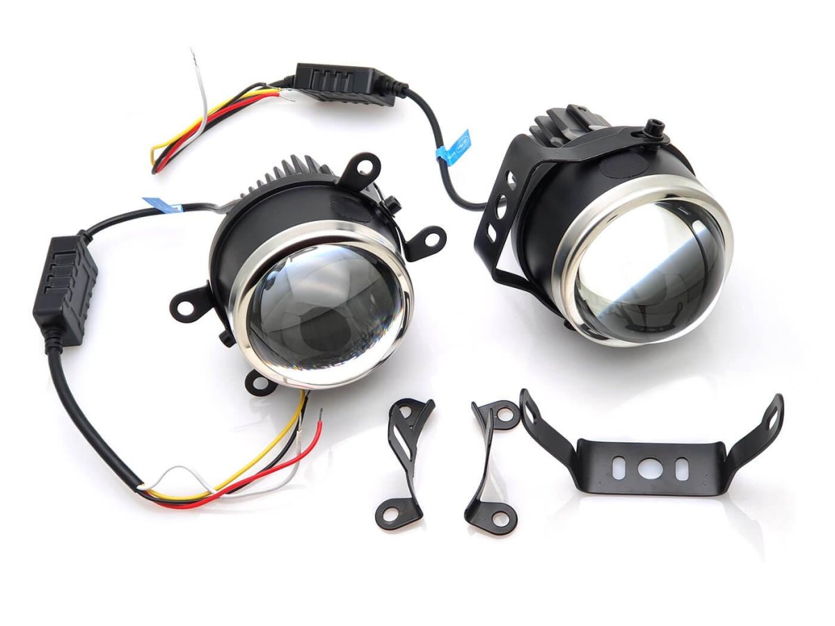 Линзы h3 противотуманки 12v