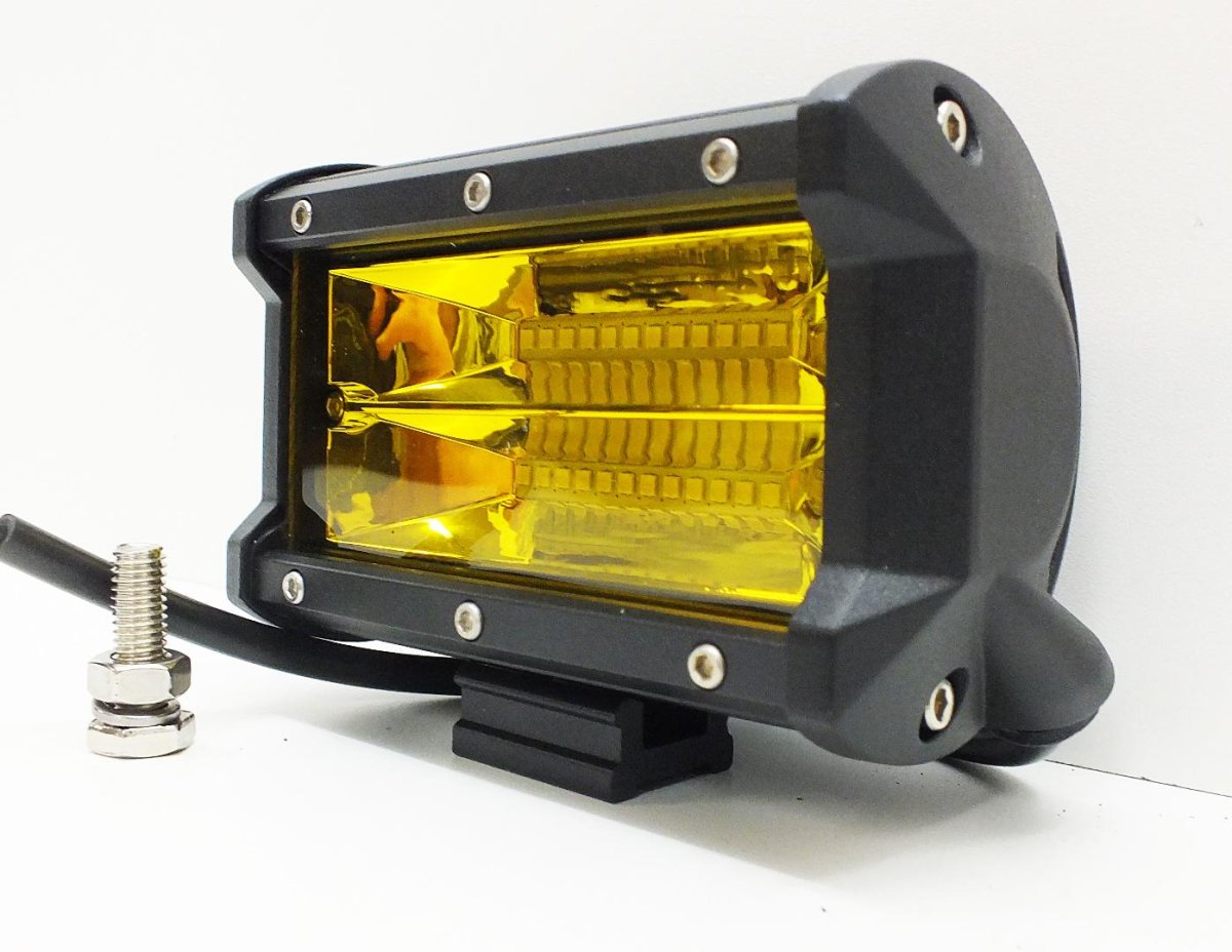 Светодиодная фара 72w желтый