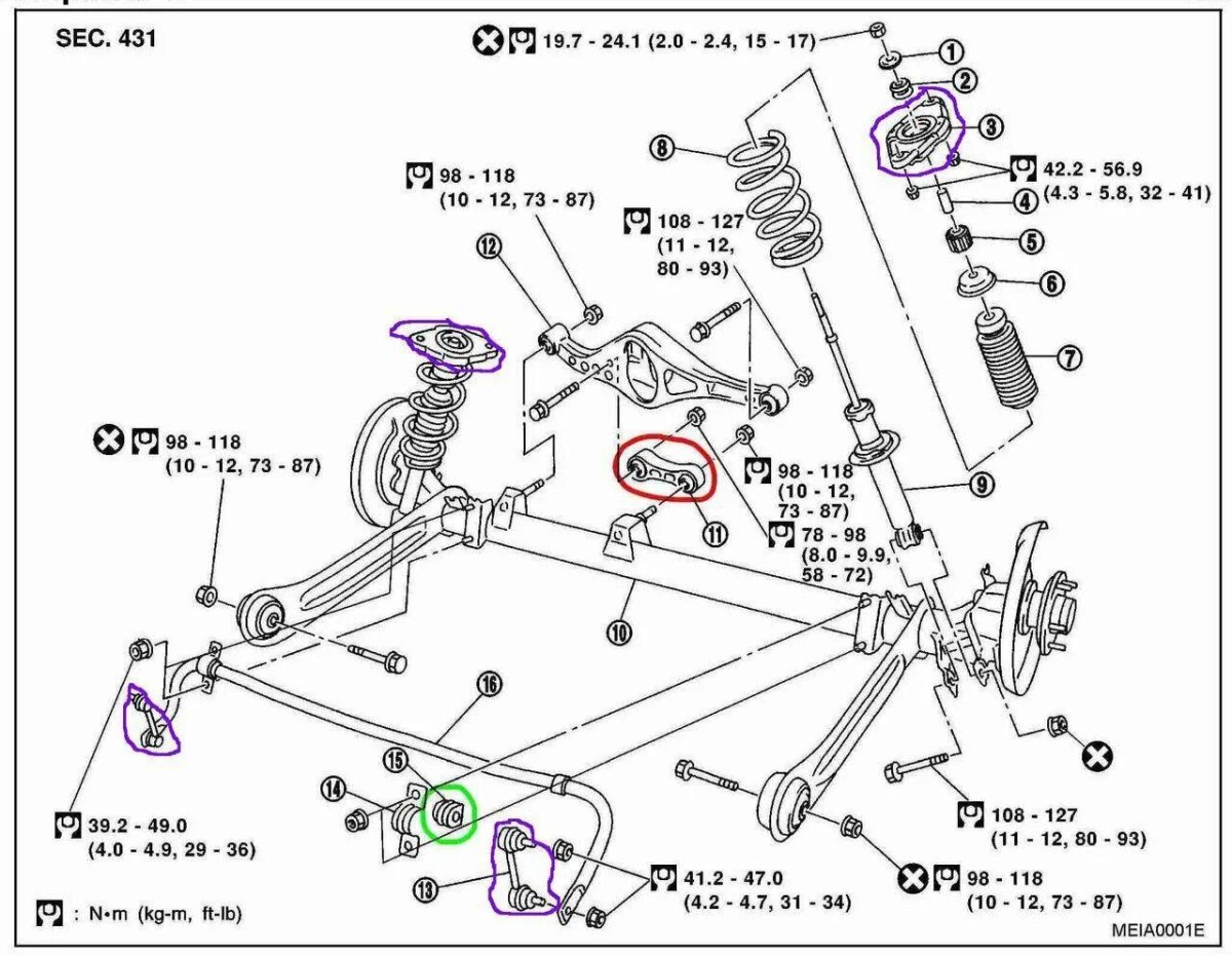 Ниссан премьера p11 подвеска