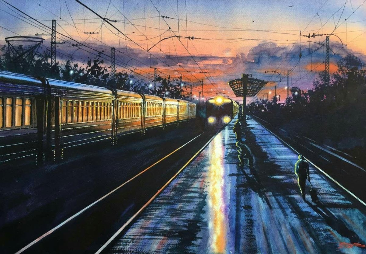 Левитан Полустанок картина