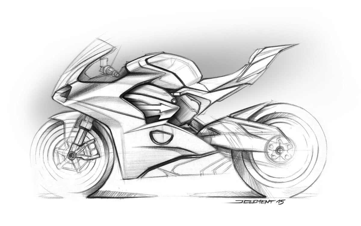 Ducati Panigale чертеж