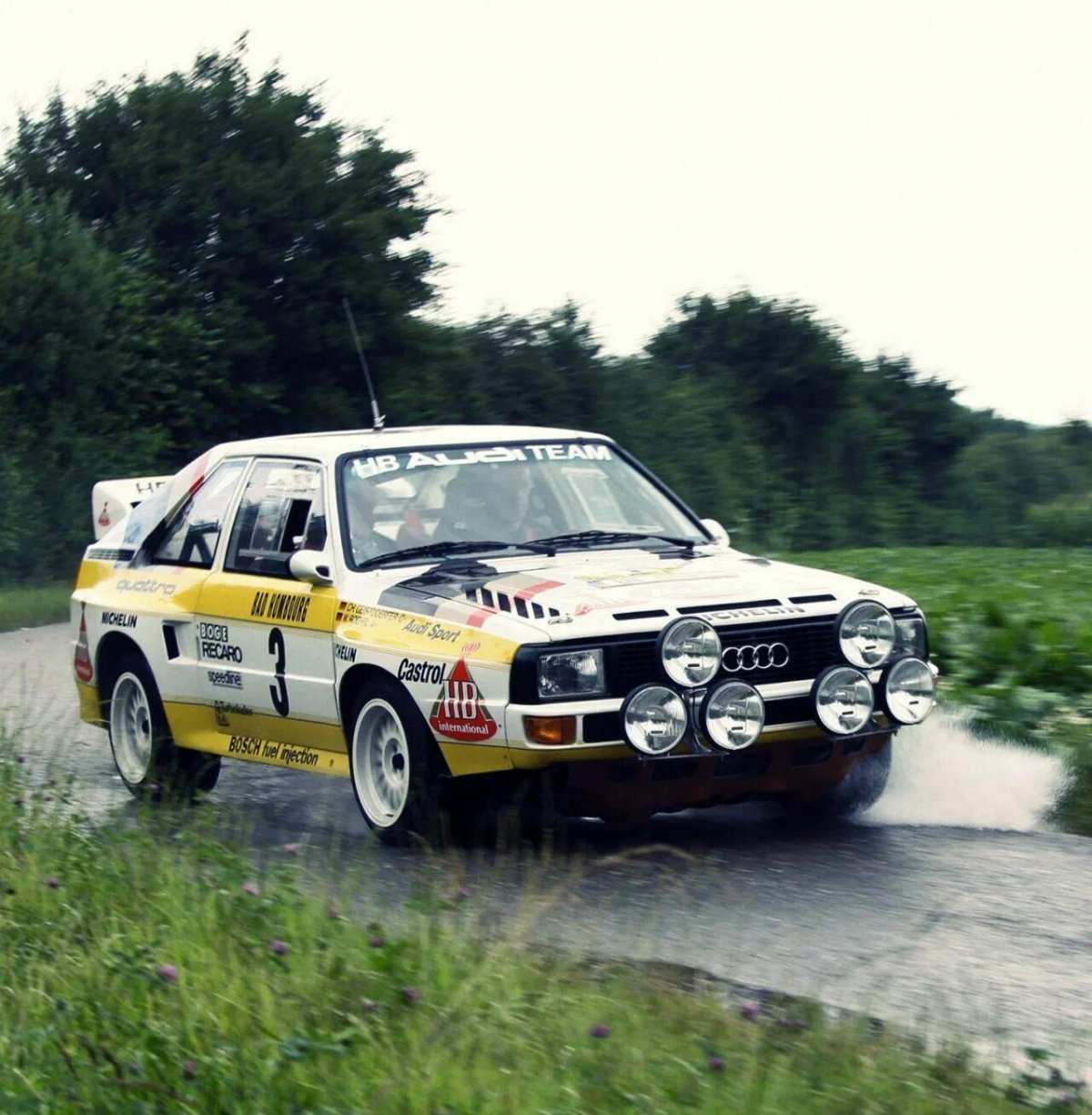 Audi 80 quattro ралли