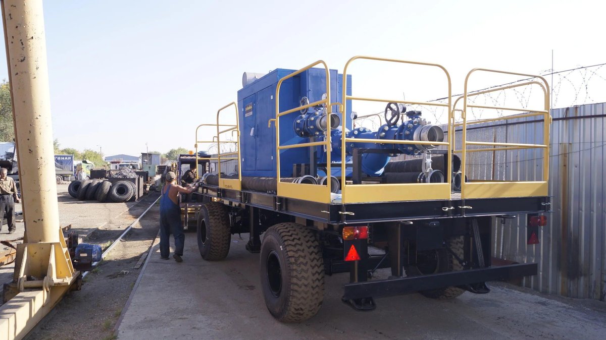 Передвижная насосная станция ПНУ-75